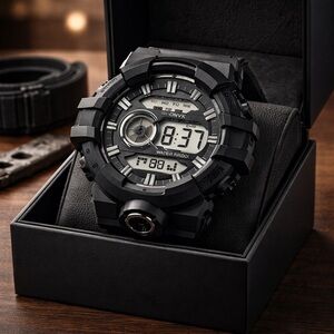 Onyk Black Digital Sports Watch